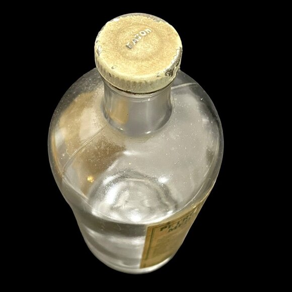 Antique 1900s T. Eaton Drug Co. Canada - Medicinal Petroleum Constipation Bottle - Picture 5 of 11